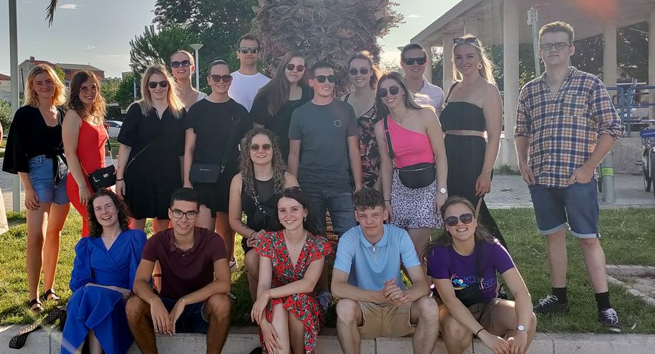 Groepsfoto in Split Kroatie Groepsfoto in Split Kroatie